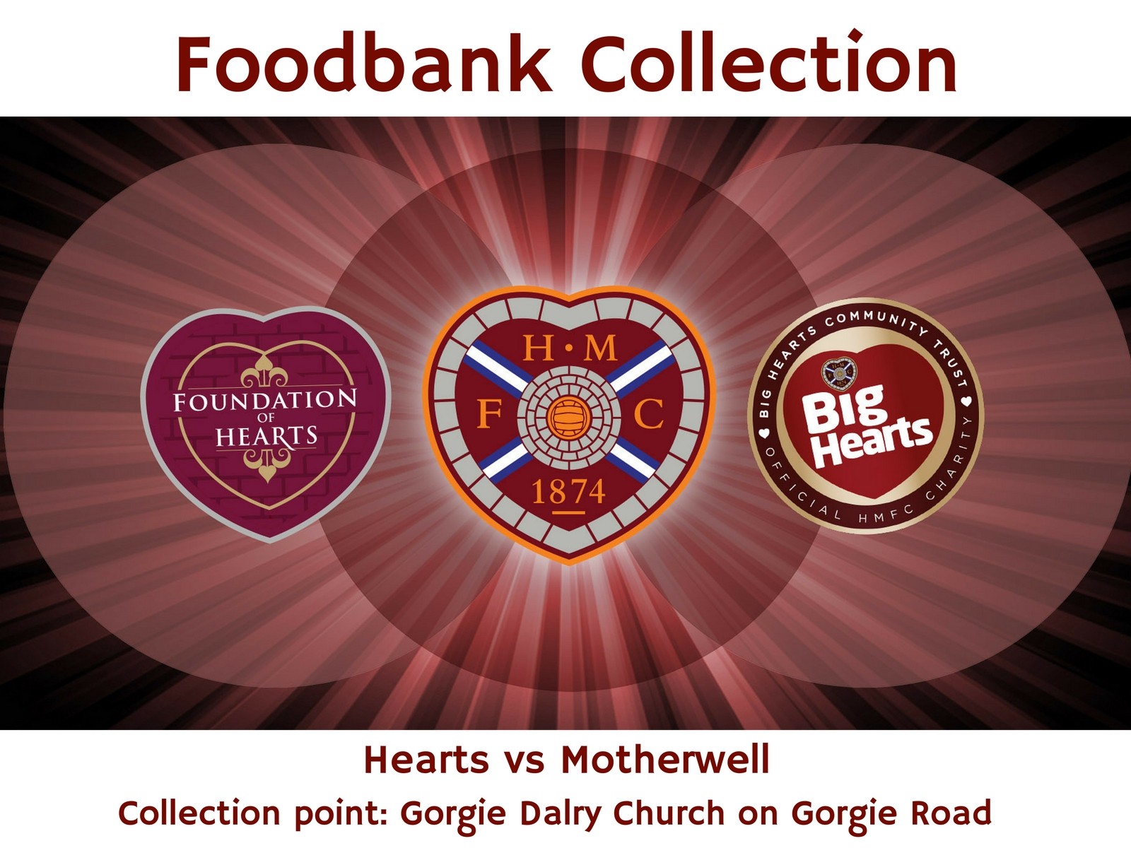  » Big Hearts & FoH Foodbank Collection – This Saturday!!