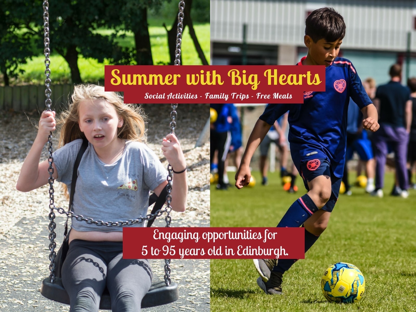  » Summer with Big Hearts: engaging activities for 5 to 95 years old!