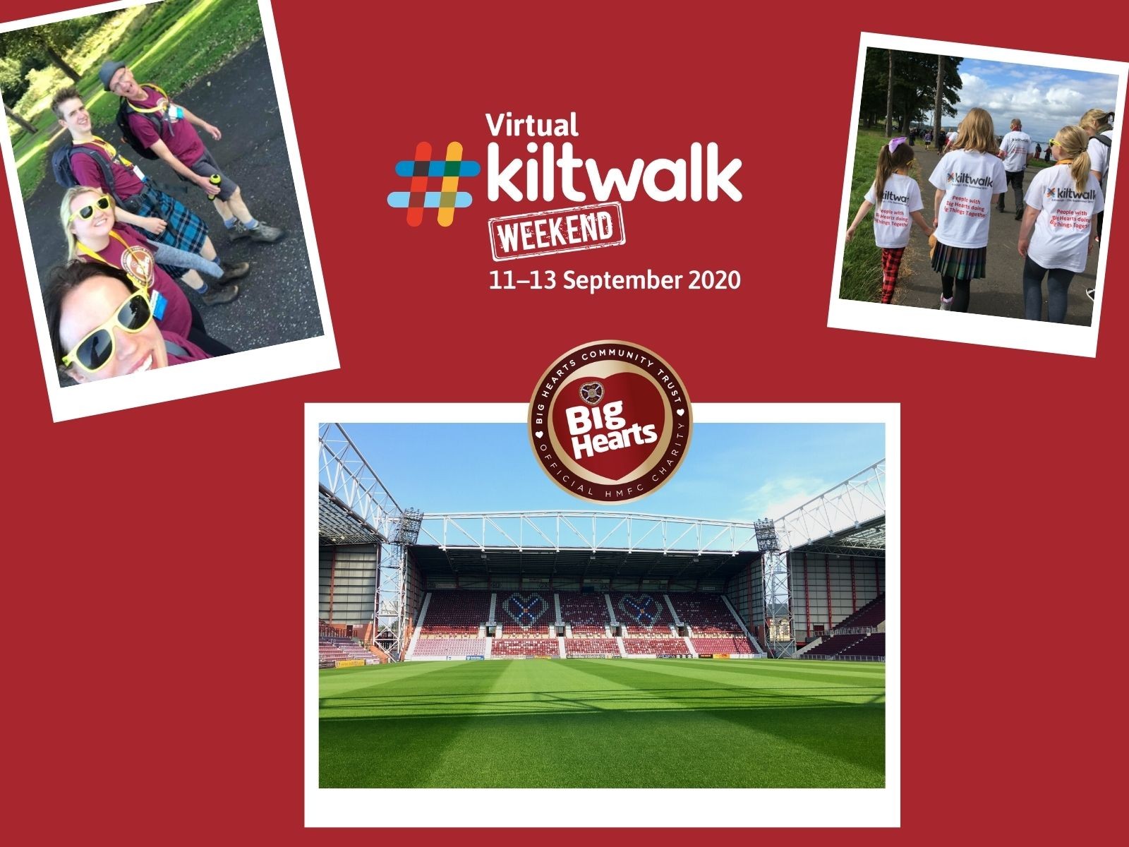 » 1 month to go: All the details about our Big Hearts Kiltwalk 2020!